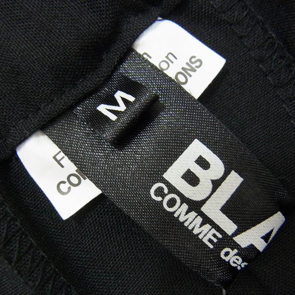 BLACK COMME des GARCONS ブラックコムデギャルソン 1L-P024 AD2023 ウール バルーン サルエルパンツ ブラック系 M【中古】