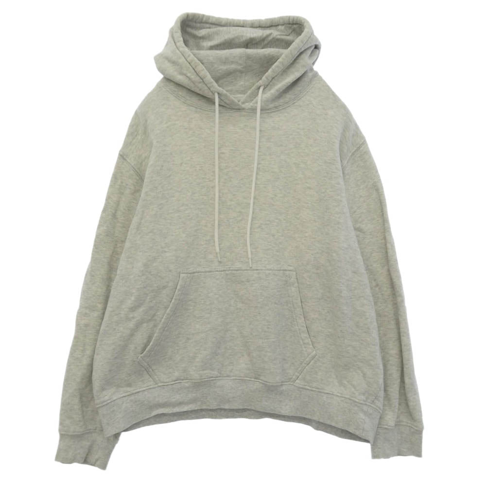 MSGM エムエスジーエム 2541MDM68 フード ロゴ スウェット プルオーバー パーカー グレー系 XS【中古】