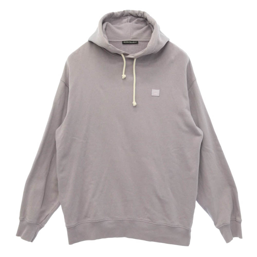 ACNE STUDIOS アクネストゥディオズ CI0009 Farrin Face フェイス ロゴ プルオーバー スウェット パーカー パープル系 S【中古】