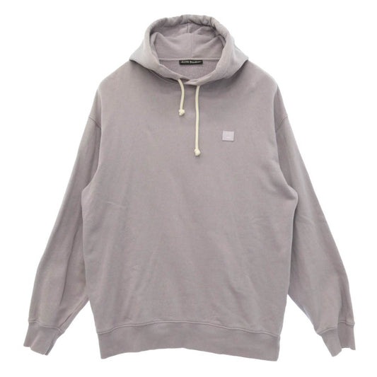 ACNE STUDIOS アクネストゥディオズ CI0009 Farrin Face フェイス ロゴ プルオーバー スウェット パーカー パープル系 S【中古】