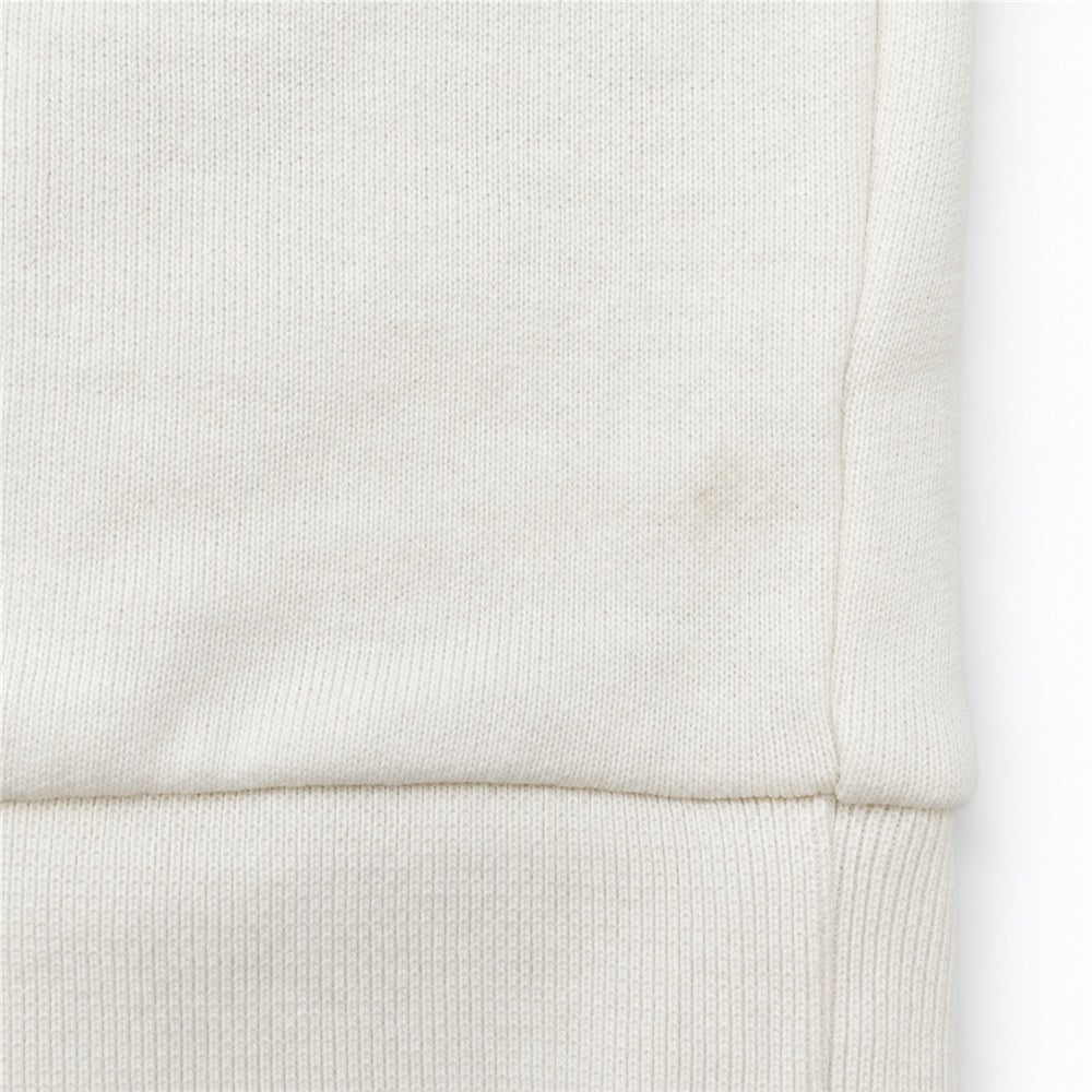 MONCLER モンクレール 21AW G20918G00048 MAGLIA GIROCOLLO フロント ロゴ クルーネック スウェット トレーナー ベージュ系 S【中古】