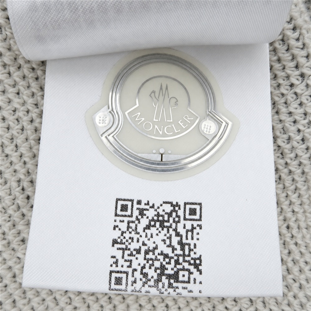 MONCLER モンクレール 22SS H10938G00038 ロゴ プリント プルオーバー スウェット パーカー グレー系 M【中古】