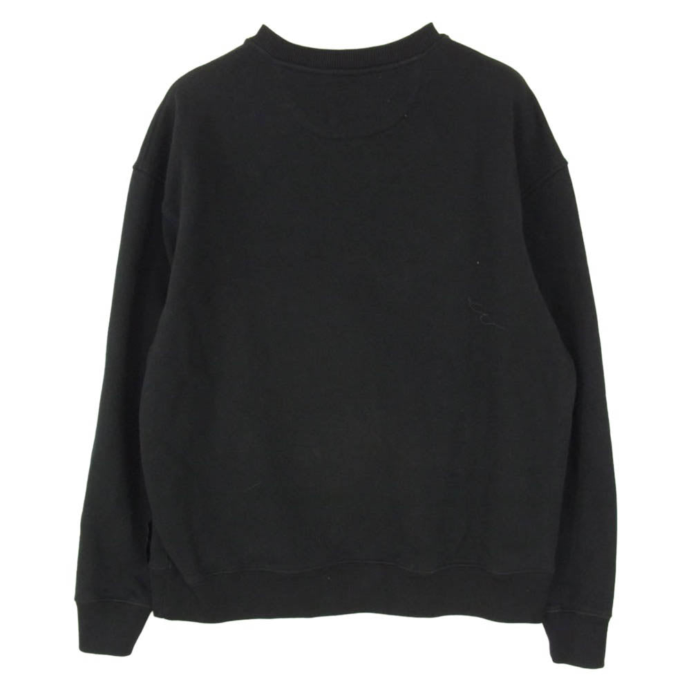 FENDI フェンディ FY3938 APN0 ズッカ柄 ポケット クルーネック スウェットトレーナー ブラック系 S【中古】