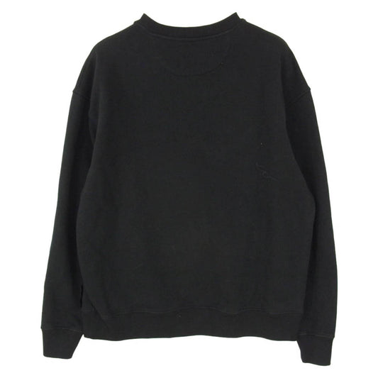 FENDI フェンディ FY3938 APN0 ズッカ柄 ポケット クルーネック スウェットトレーナー ブラック系 S【中古】