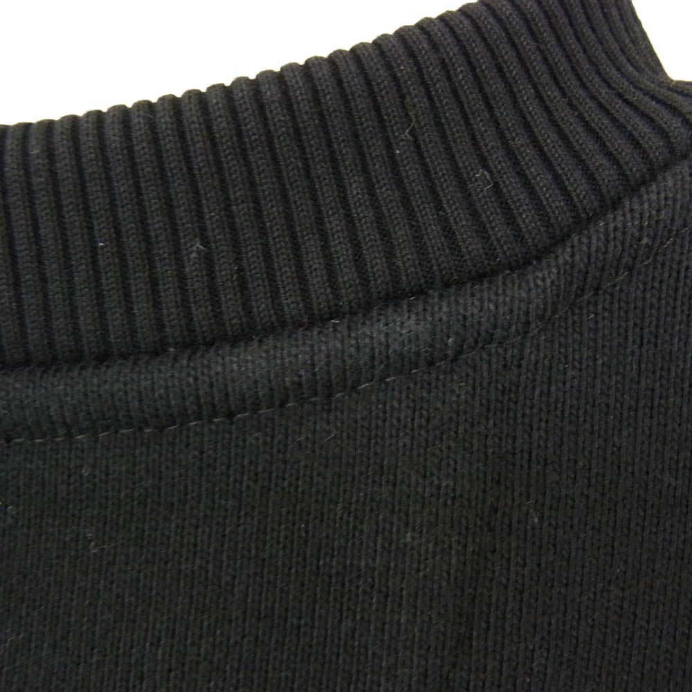 FENDI フェンディ FY3938 APN0 ズッカ柄 ポケット クルーネック スウェットトレーナー ブラック系 S【中古】