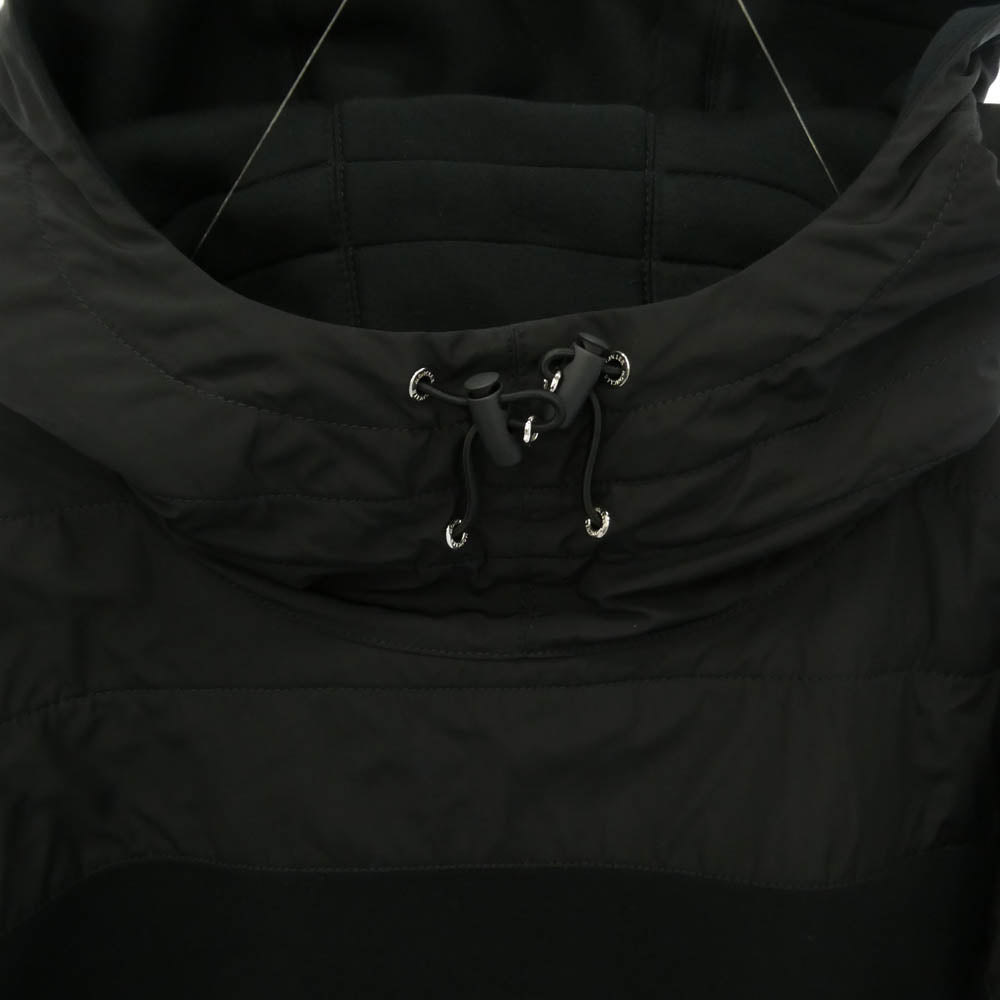MONCLER モンクレール 21SS G10938G52100 MAGLIA CON CAPPUCCIO ロゴ プルオーバー スウェット パーカー ポンチョ ブラック系 M【中古】