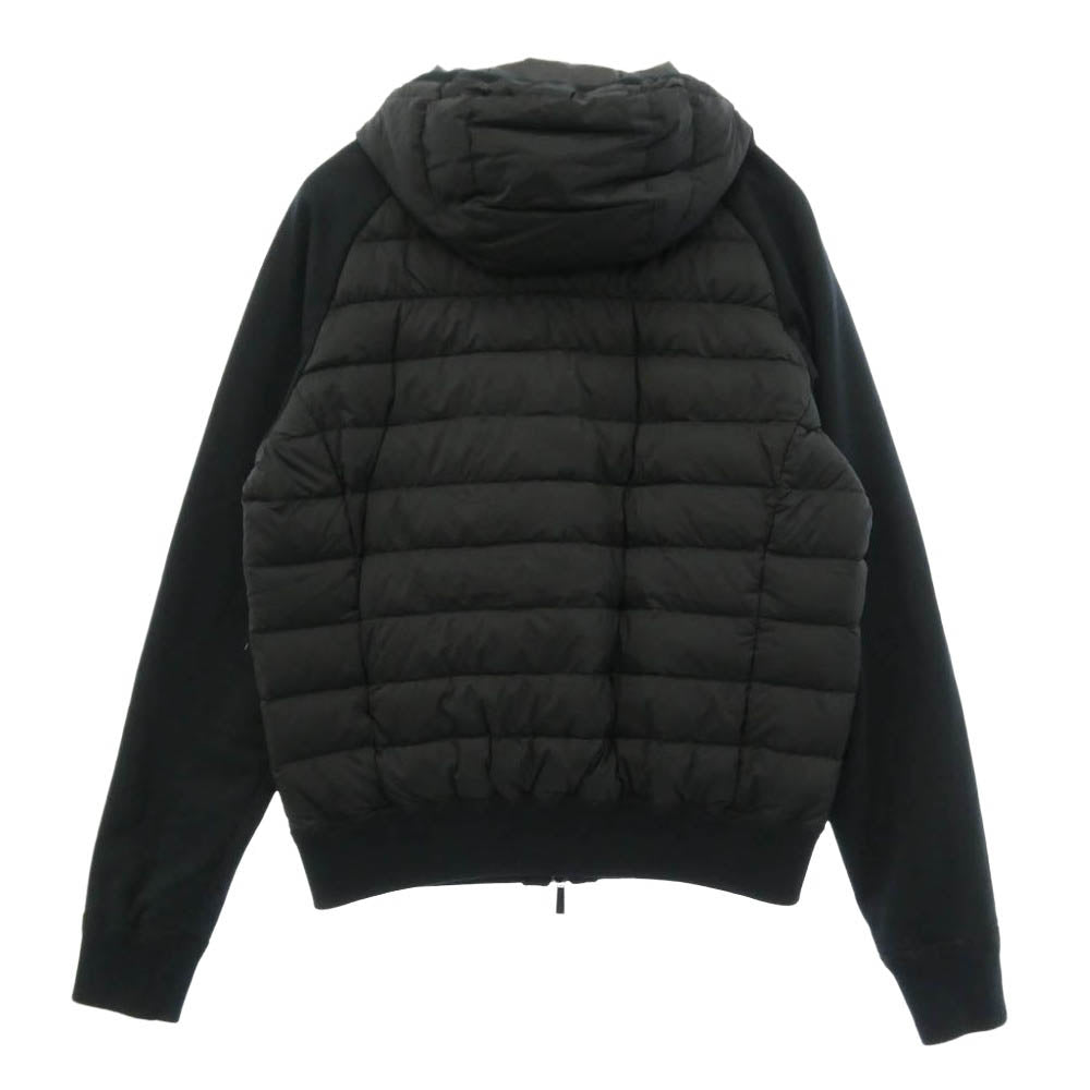 ムーレ― 22-23AW CHIRICO-S3F CHIRICO チリコ コンビネーション 切り替え スウェット ダウン ジャケット ブラック系 46【中古】