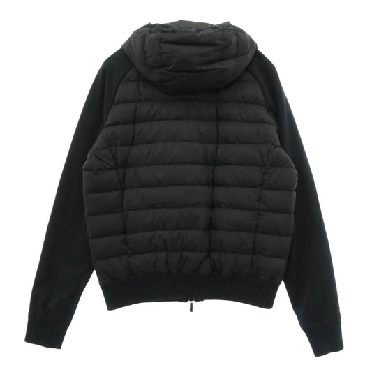 ムーレ― 22-23AW CHIRICO-S3F CHIRICO チリコ コンビネーション 切り替え スウェット ダウン ジャケット ブラック系 46【中古】