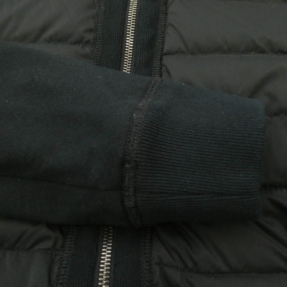 ムーレ― 22-23AW CHIRICO-S3F CHIRICO チリコ コンビネーション 切り替え スウェット ダウン ジャケット ブラック系 46【中古】