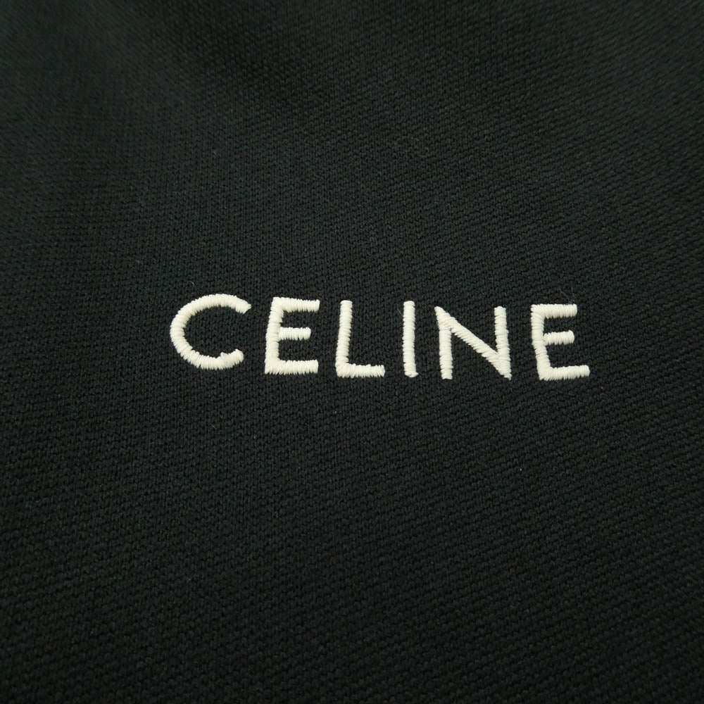 CELINE セリーヌ 21AW 2Y490121O.38NO Double Face Jersey Track Suit Jacket ダブルフェイス ジャージー トラック スーツ ジャケット ブラック系 M【中古】