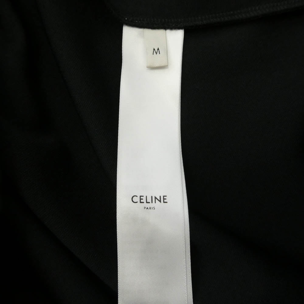CELINE セリーヌ 21AW 2Y490121O.38NO Double Face Jersey Track Suit Jacket ダブルフェイス ジャージー トラック スーツ ジャケット ブラック系 M【中古】