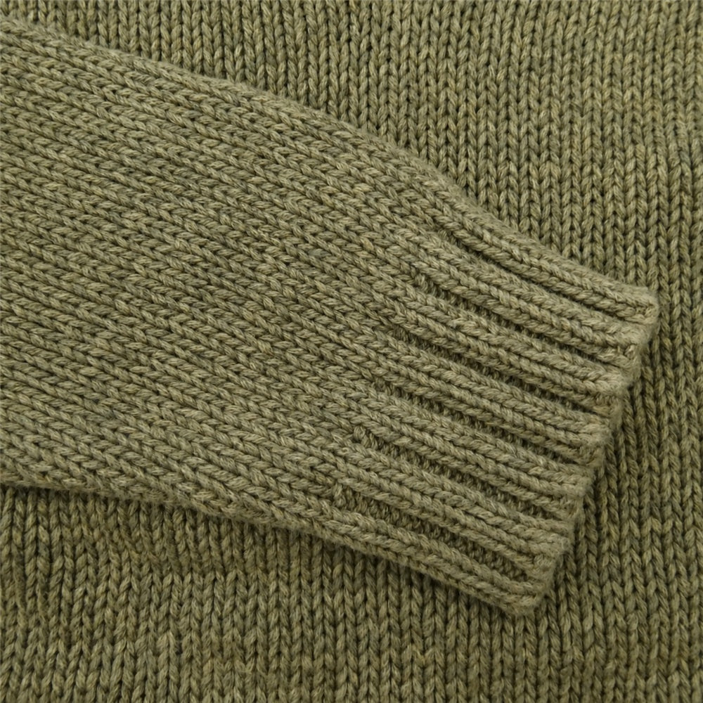 TENDERLOIN テンダーロイン V-NECK COTTON KNIT Vネック ニット セーター グリーン系 S【中古】