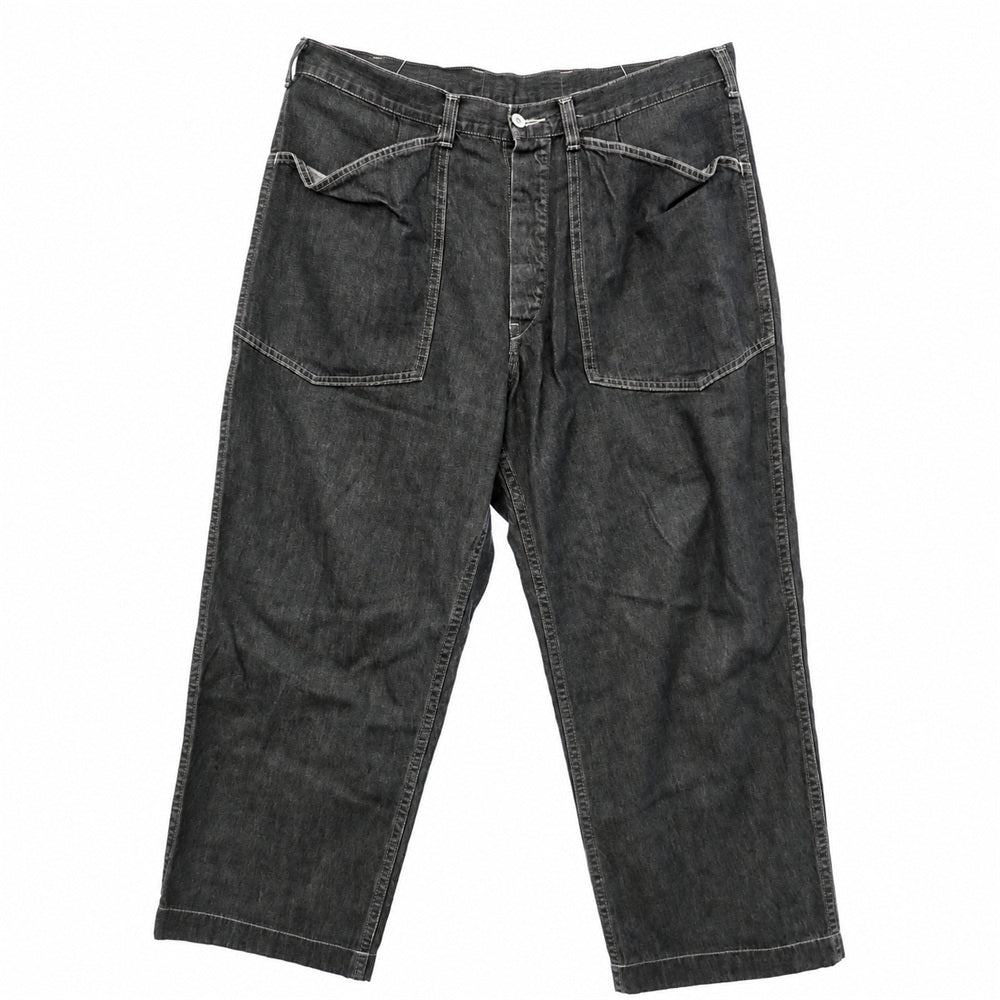 TENDERLOIN テンダーロイン T-ARMY PNT DENIM U.S.ARMY アーミー トラウザー デニム パンツ ブラック系 L【中古】