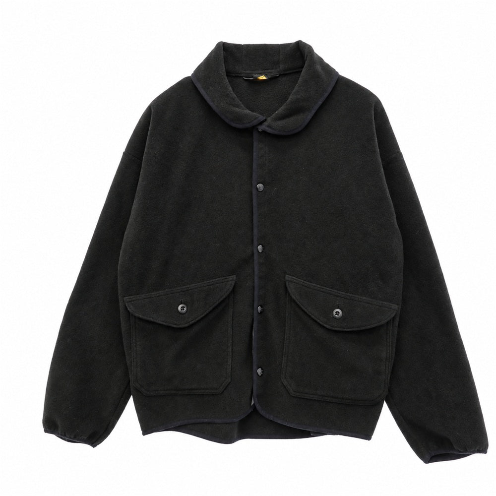 TENDERLOIN テンダーロイン 20aw FLEECE JKT ショールカラー スナップボタン フリース ジャケット ブラック系 M【中古】