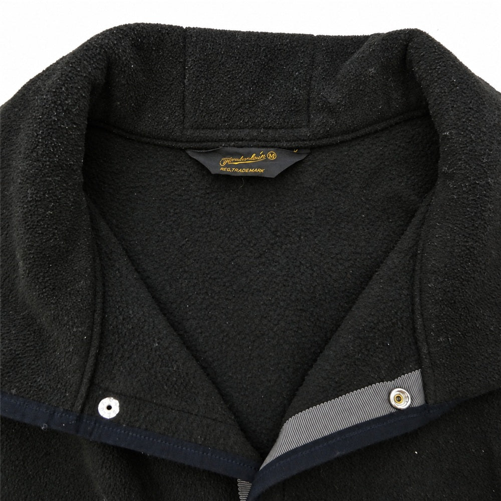 TENDERLOIN テンダーロイン 20aw FLEECE JKT ショールカラー スナップボタン フリース ジャケット ブラック系 M【中古】