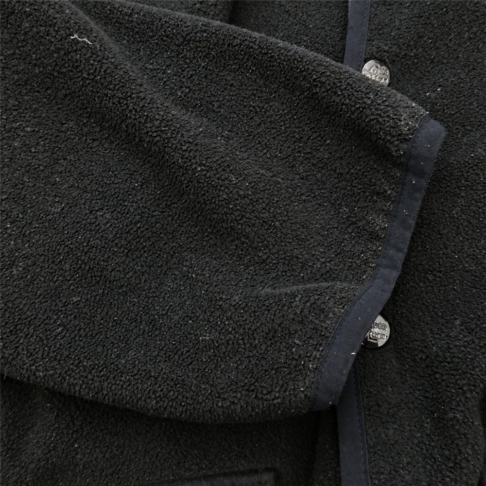 TENDERLOIN テンダーロイン 20aw FLEECE JKT ショールカラー スナップボタン フリース ジャケット ブラック系 M【中古】