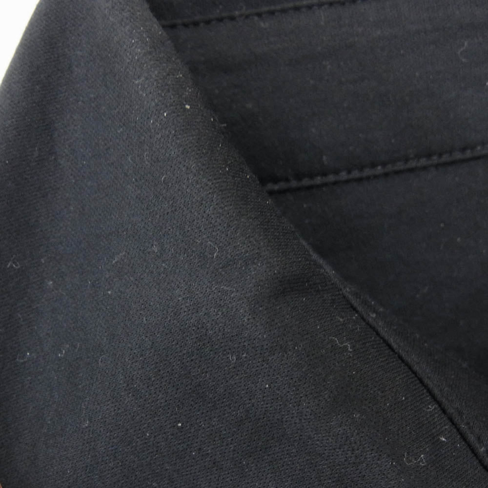 HUGO BOSS ヒューゴボス 50533572 Mercerised-cotton polo shirt in a slim fit マーセライズド コットン 長袖 ポロシャツ ネイビー系 M【中古】