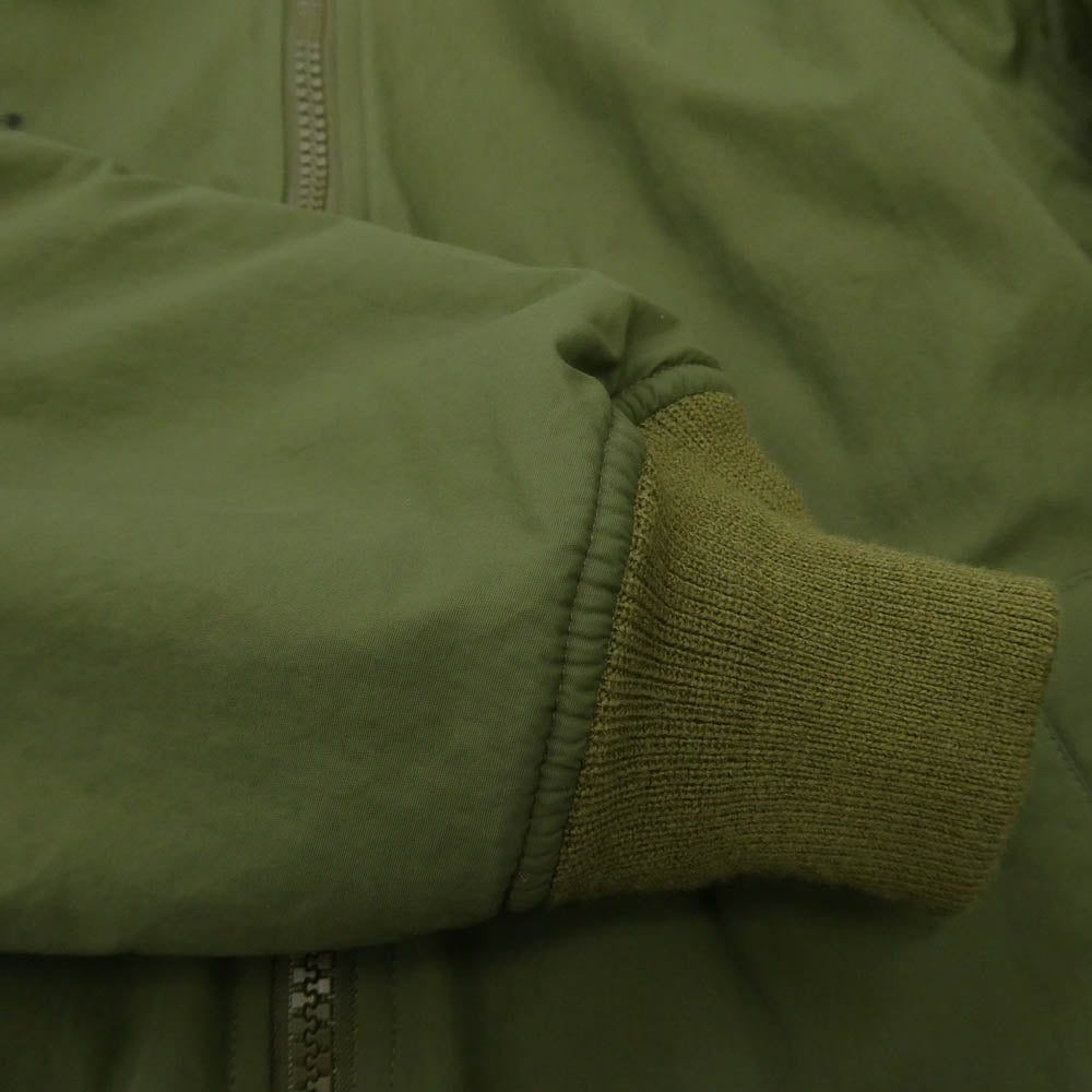 WTAPS ダブルタップス 19AW 192BRDT-JKM02 INCOM JACKET NYLON TUSSAH インカム バックロゴ フーデット 裏起毛 ジャケット カーキ系 モスグリーン系 3【中古】