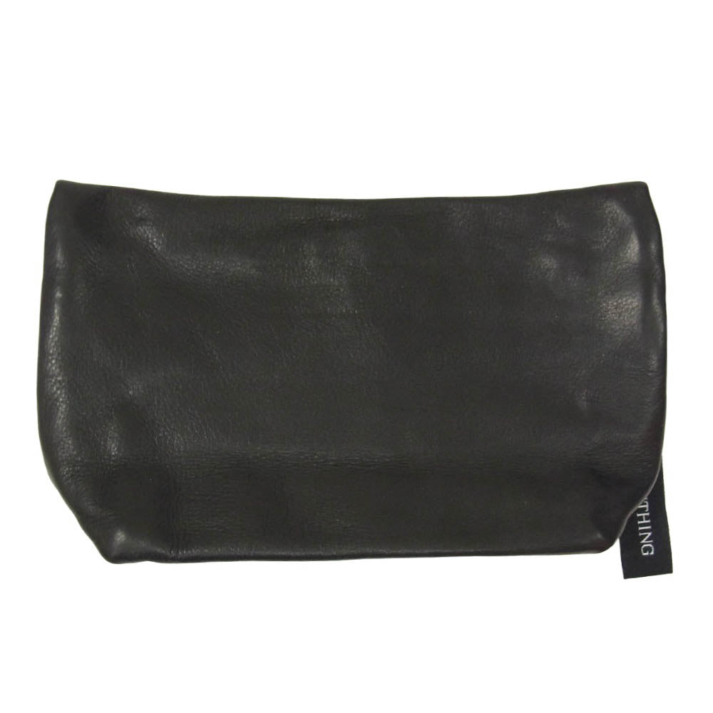 RUDE GALLERY ルードギャラリー RG0771 LEATHER MAKE UP POUCH レザー ステアハイド メイクアップ ポーチ バッグ ブラック系【新古品】【未使用】【中古】