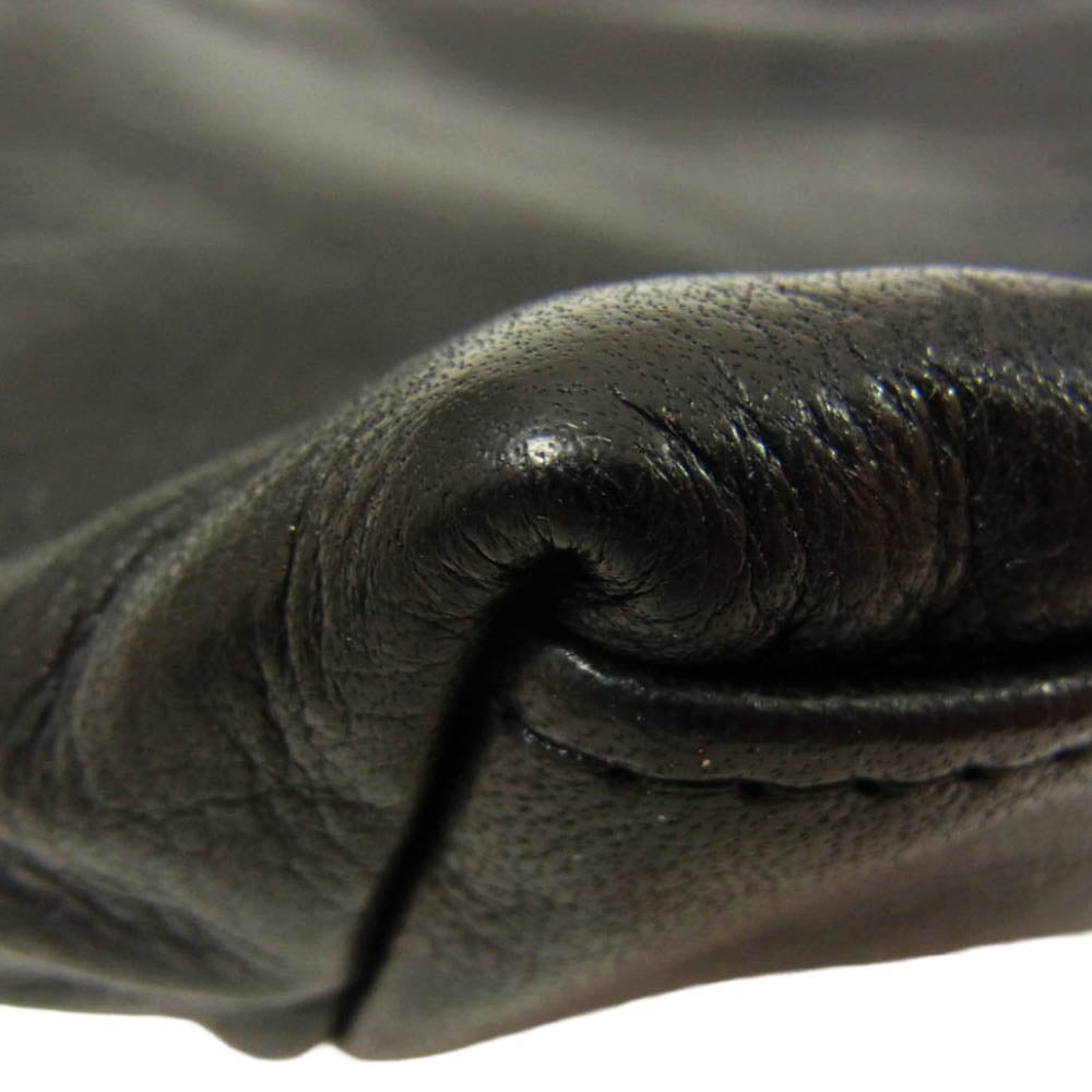 RUDE GALLERY ルードギャラリー RG0771 LEATHER MAKE UP POUCH レザー ステアハイド メイクアップ ポーチ バッグ ブラック系【新古品】【未使用】【中古】