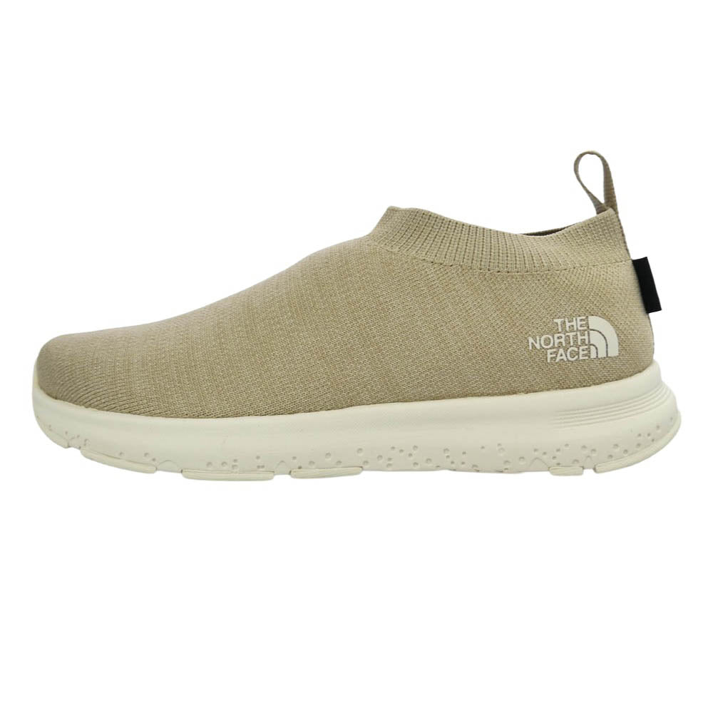 THE NORTH FACE ノースフェイス 21AW NF51998 VELOCITY KNIT GORE-TEX INVISIBLE FIT ベロシティ ニット ゴアテックス インビジブル フィット ローカット シューズ レインブーツ ベージュ系 23cm【極上美品】【中古】