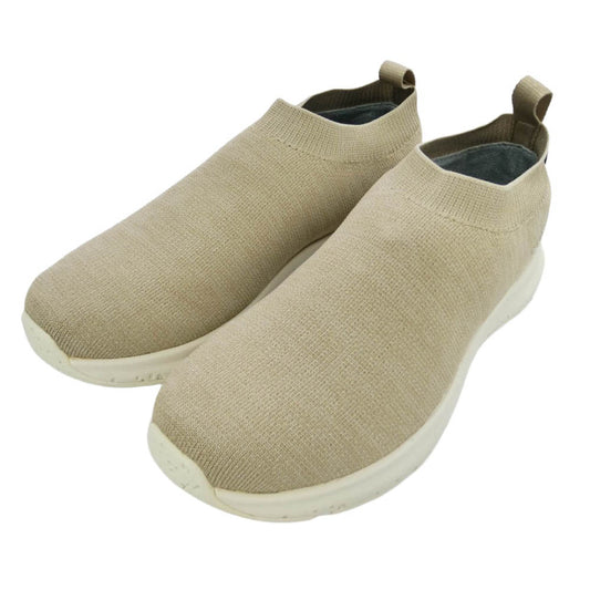 THE NORTH FACE ノースフェイス 21AW NF51998 VELOCITY KNIT GORE-TEX INVISIBLE FIT ベロシティ ニット ゴアテックス インビジブル フィット ローカット シューズ レインブーツ ベージュ系 23cm【極上美品】【中古】
