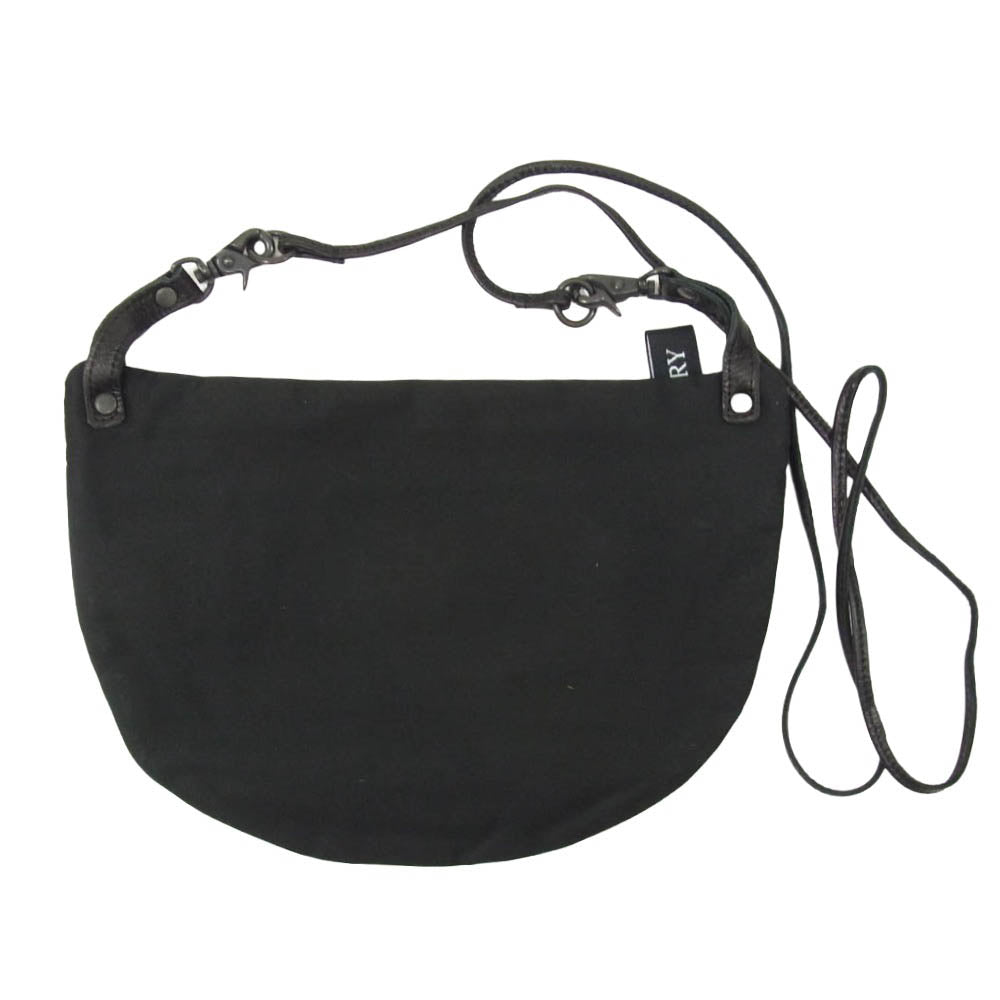 RUDE GALLERY ルードギャラリー RG0769-6 LEATHER APRON BAG レザー ステアハイド エプロン ショルダーバッグ ウエストバッグ ブラック系【極上美品】【中古】