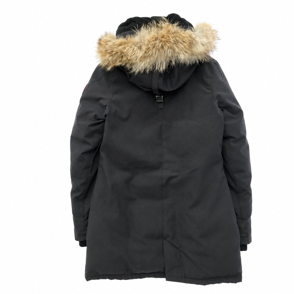CANADA GOOSE カナダグース 3037LA 国内正規品 サザビーリーグ VICTORIA PARKA ヴィクトリアパーカ ダウンジャケット FUSION S ブラック系 S【中古】