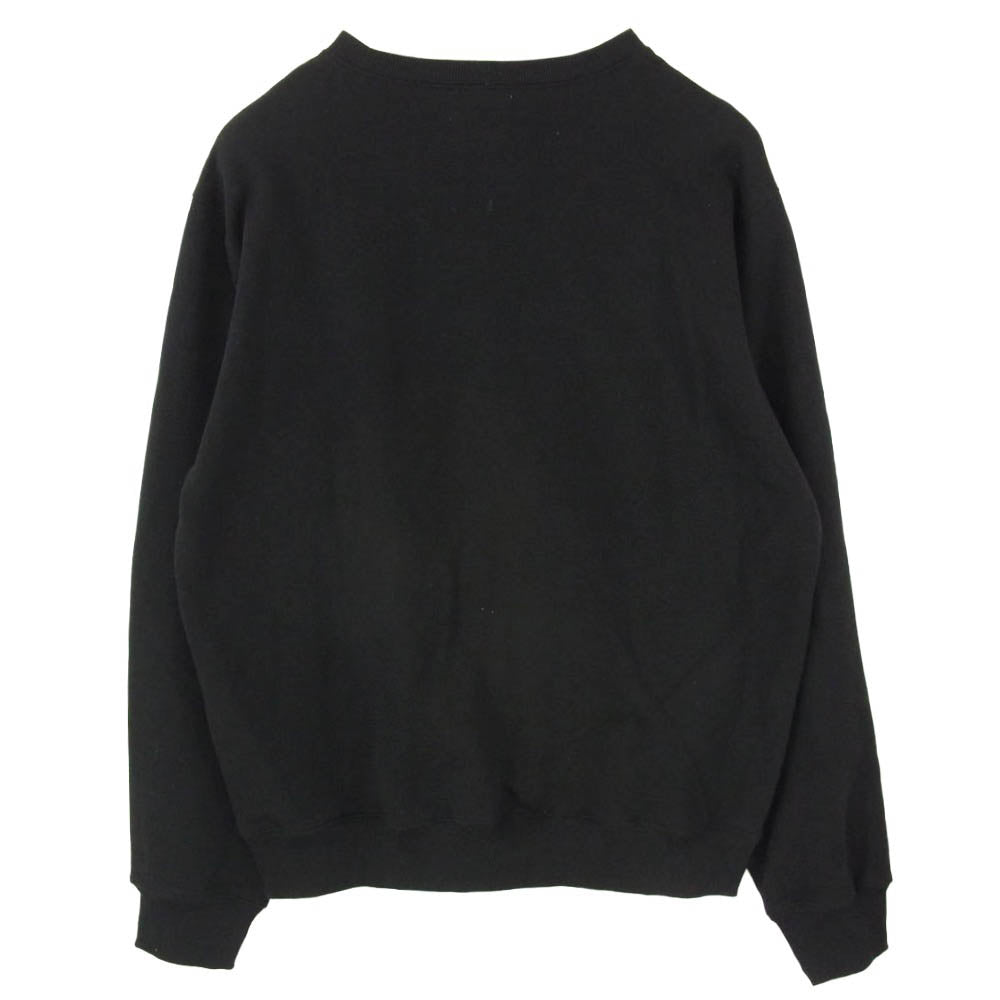 ディスイズネバーザット 25AW TN253TSWCW05 T.N.T. Classic HDP Crewneck ロゴ クラシック コットン クルーネック 裏起毛 スウェット トレーナー ブラック系 L【中古】