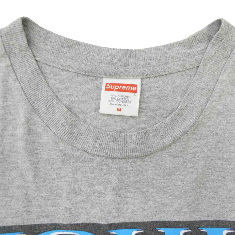 Supreme シュプリーム 18AW Liquid Swords Tee リキッドソード フロント グラフィック プリント Tシャツ 半袖 カットソー グレー系 M【中古】