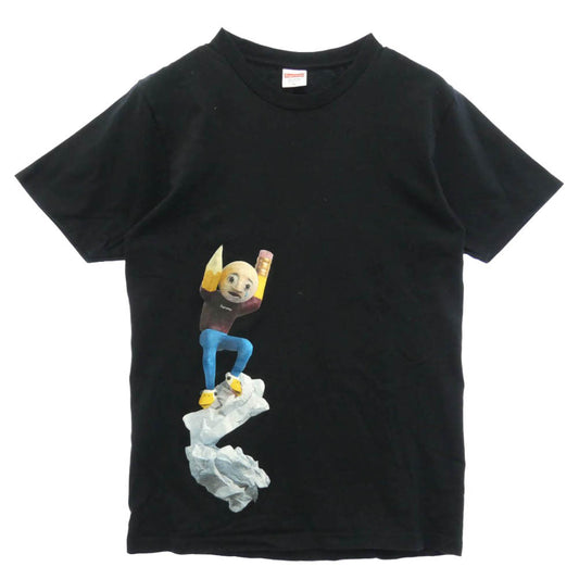 Supreme シュプリーム 17SS Mike Hill R egretter Tee マイク ヒル グラフィック プリント Tシャツ 半袖 カットソー ブラック系 M【中古】