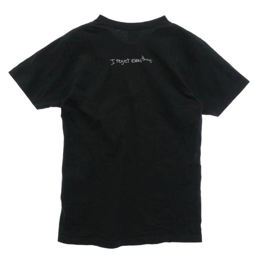 Supreme シュプリーム 17SS Mike Hill R egretter Tee マイク ヒル グラフィック プリント Tシャツ 半袖 カットソー ブラック系 M【中古】
