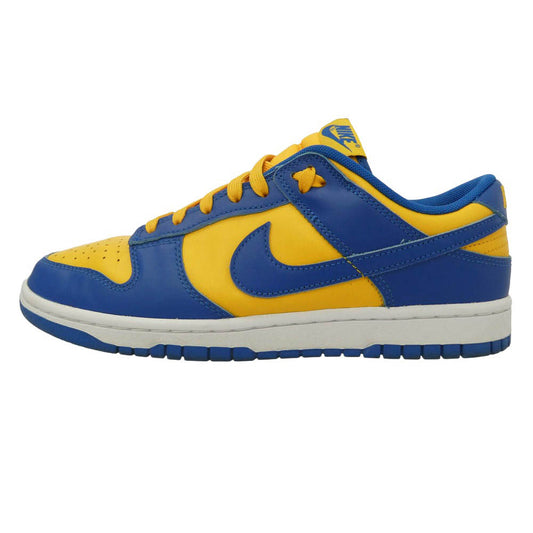 NIKE ナイキ 22AW DD1391-402 Dunk Low Blue Jay and University Gold ダンク ロー ブルージェイ アンド ユニバーシティゴールド スニーカー ブルー系 イエロー系 26.5cm【中古】
