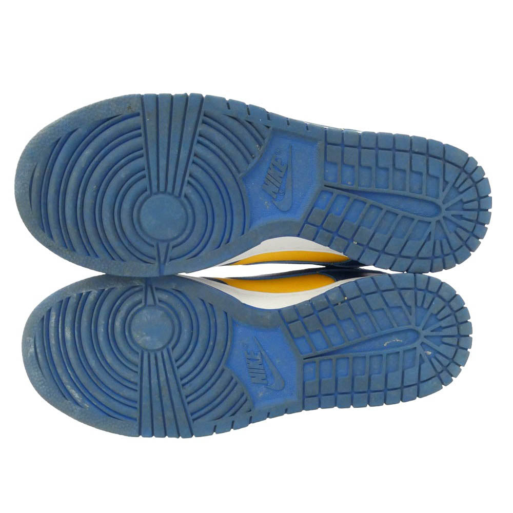 NIKE ナイキ 22AW DD1391-402 Dunk Low Blue Jay and University Gold ダンク ロー ブルージェイ アンド ユニバーシティゴールド スニーカー ブルー系 イエロー系 26.5cm【中古】