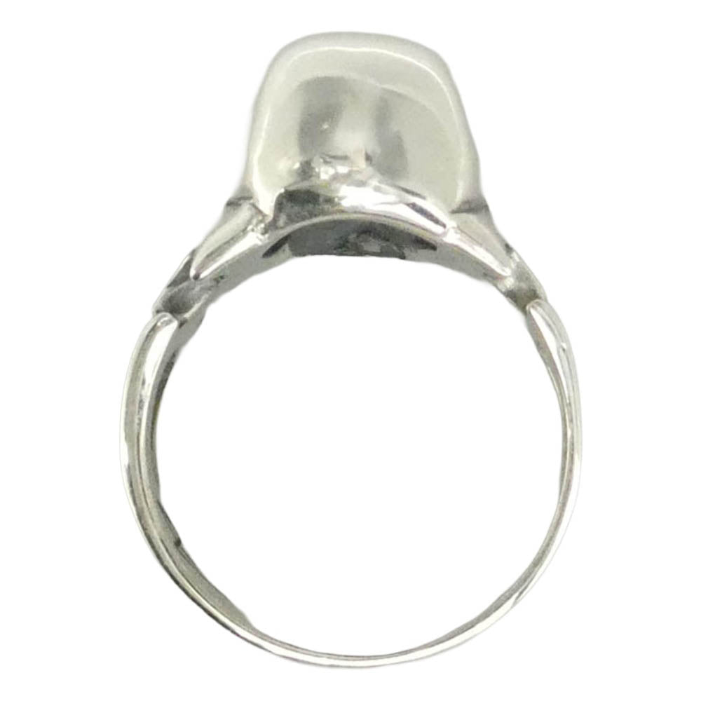 CRAZY PIG クレイジーピッグ CUTAWAY SKULL RING カットアウェイ オン スカル リング シルバー系 約18.5号【中古】