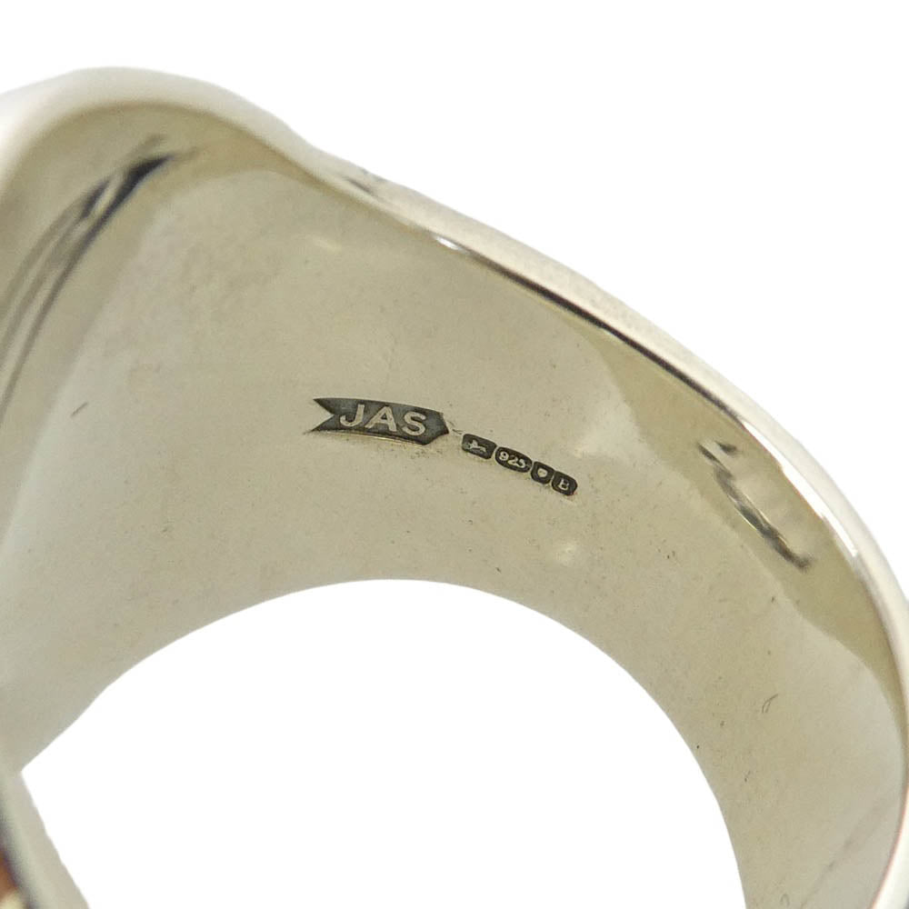 CRAZY PIG クレイジーピッグ 購入時証明書付属 Plague Skull Ring スカル リング シルバー系 19号【美品】【中古】