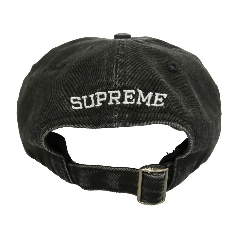 Supreme シュプリーム 25SS Pigment Coated S Logo 6-Panel ピグメント コーディング Sロゴ 6パネル キャップ 帽子 ブラック系 58m【中古】