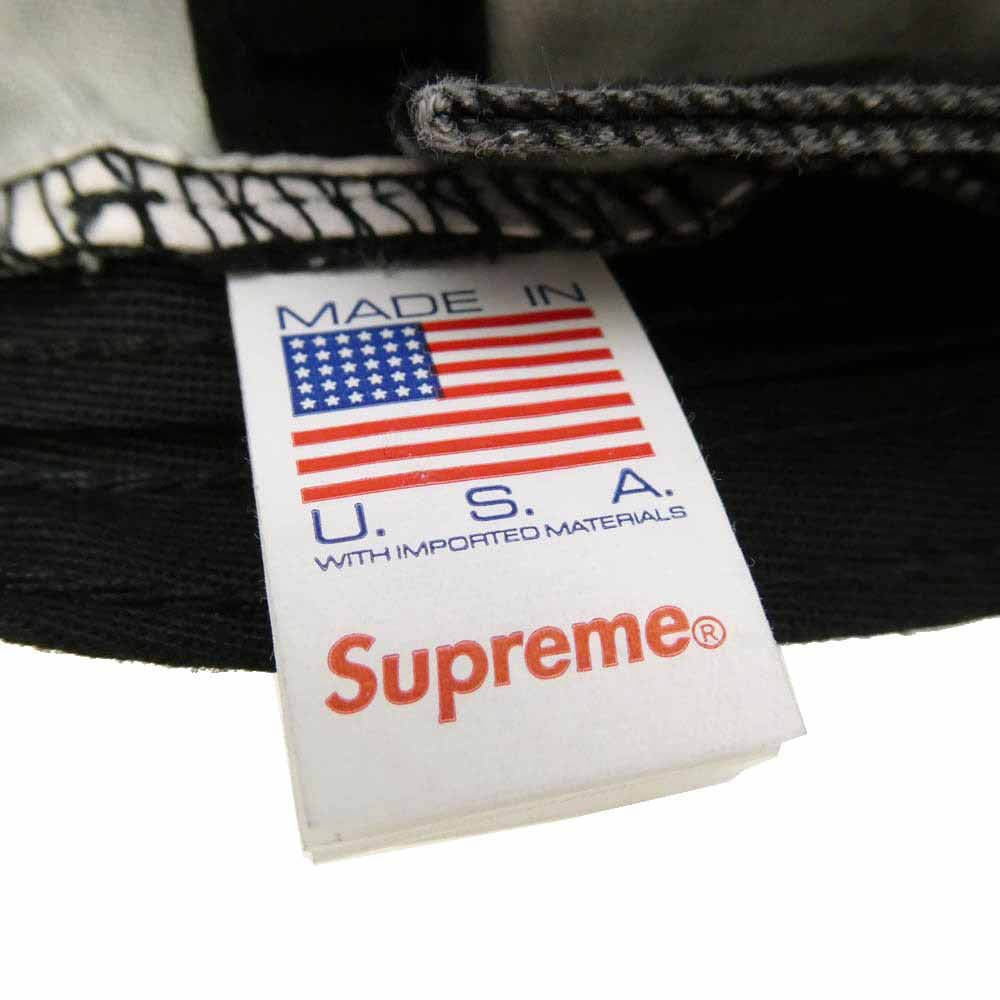 Supreme シュプリーム 25SS Pigment Coated S Logo 6-Panel ピグメント コーディング Sロゴ 6パネル キャップ 帽子 ブラック系 58m【中古】