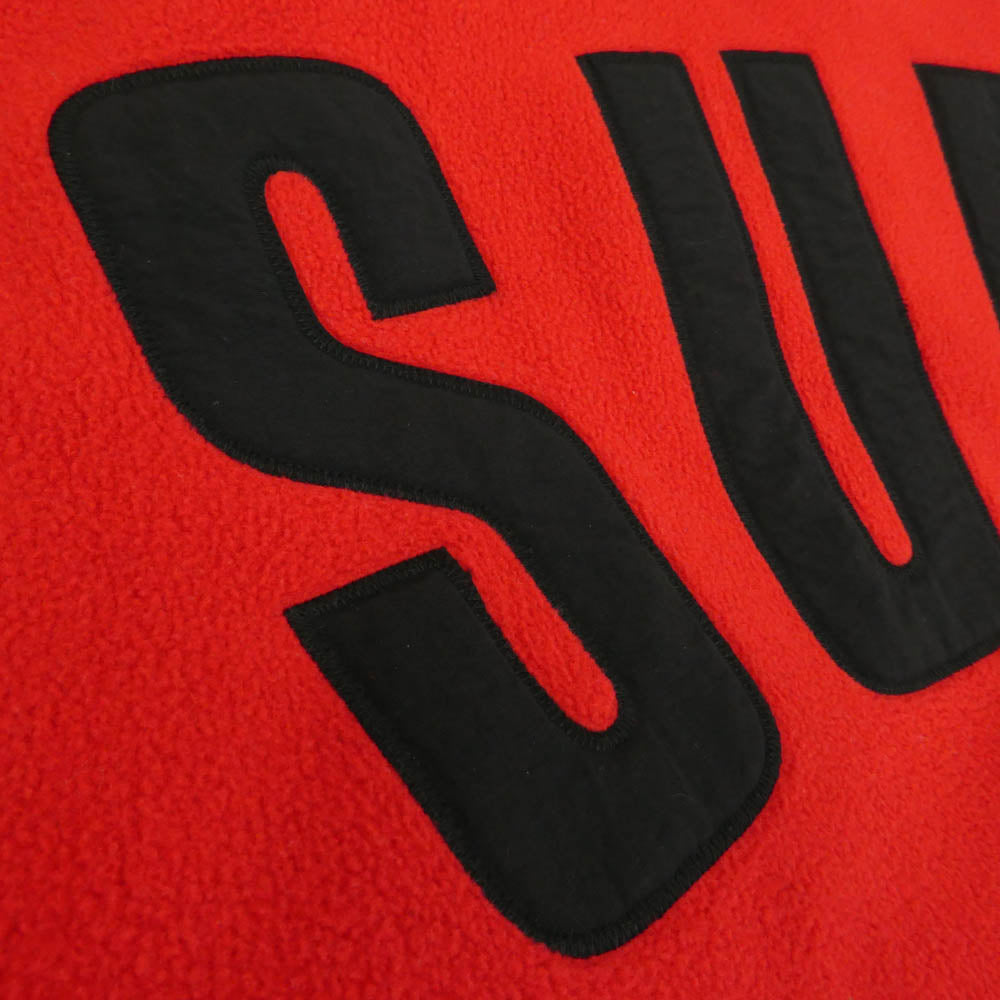 Supreme シュプリーム THE NORTH FACE ノースフェイス 19SS x The North Face ザノースフェイス Arc Logo Denali Fleece Blanket アーチロゴ デナリ フリース ブランケット レッド系 ブラック系【中古】