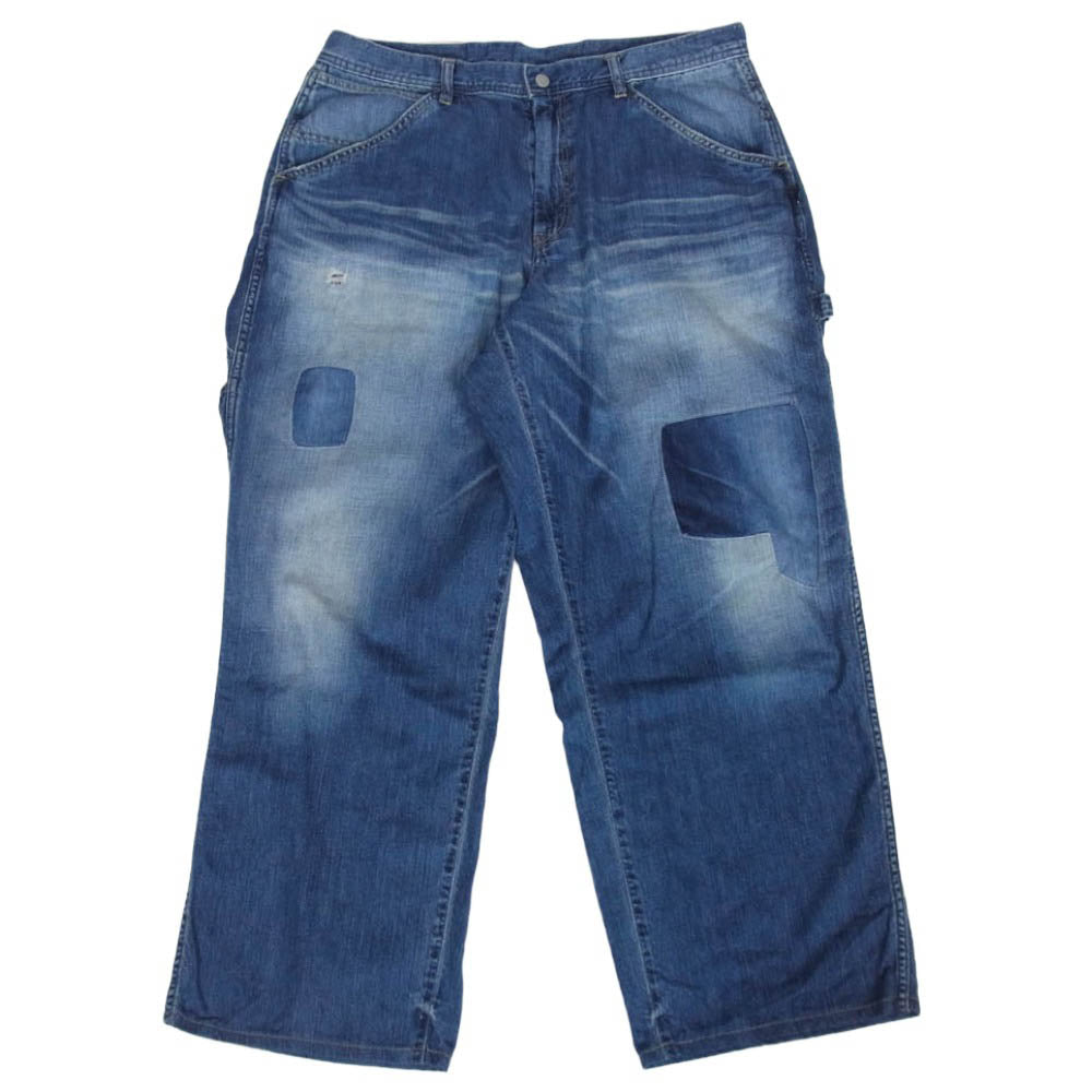 NEIGHBORHOOD ネイバーフッド 25SS 251SPNH-PTM03 SAVAGE LW DENIM PAINTER PANTS サベージ デニム ペインター パンツ インディゴブルー系 XL【中古】