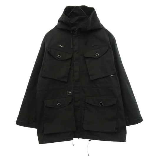 WTAPS ダブルタップス 23AW 232BRDT-JKM03 JACKET CTPL. TWILL. DOT SIGHT ブリティッシュツイル コンバットジャケット ブラック系 X04【中古】