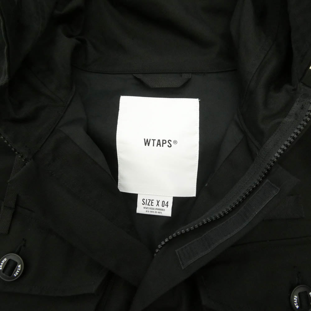 WTAPS ダブルタップス 23AW 232BRDT-JKM03 JACKET CTPL. TWILL. DOT SIGHT ブリティッシュツイル コンバットジャケット ブラック系 X04【中古】
