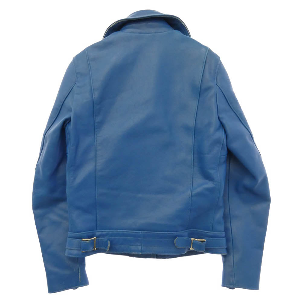 Lewis Leathers ルイスレザー Cyclone レディース サイクロン レザー ライダース ジャケット ブルー系 32【中古】