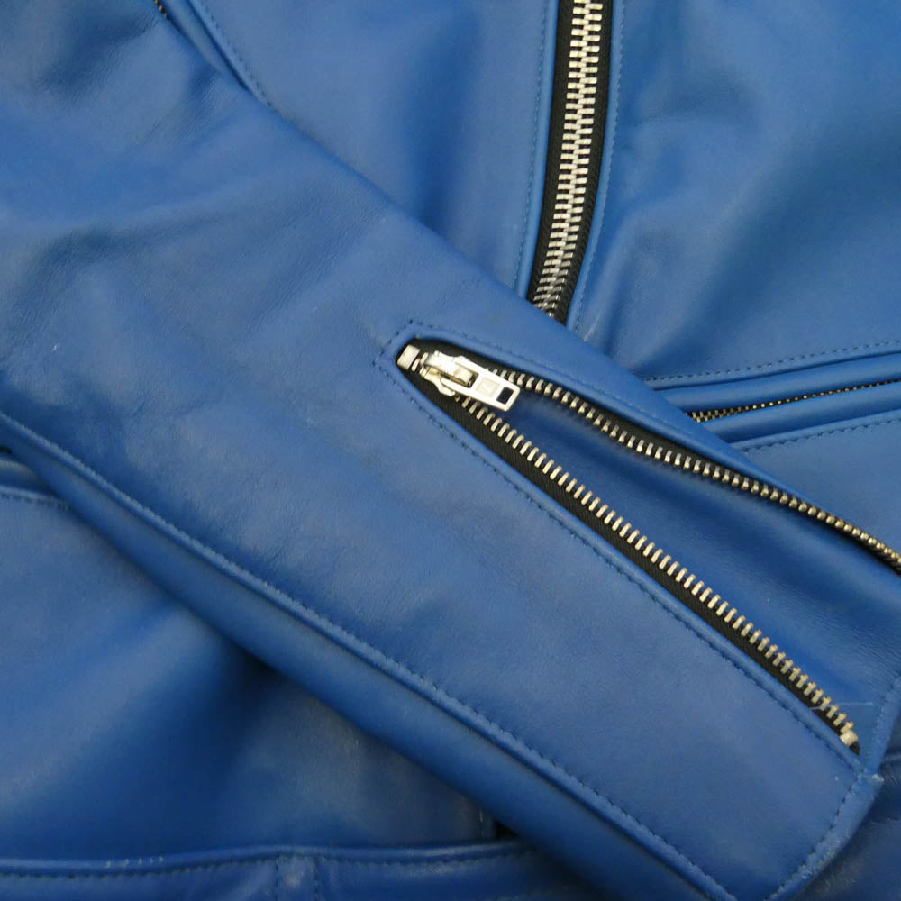 Lewis Leathers ルイスレザー Cyclone レディース サイクロン レザー ライダース ジャケット ブルー系 32【中古】
