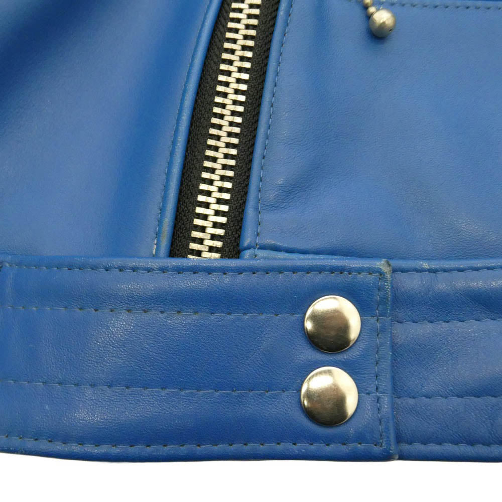 Lewis Leathers ルイスレザー Cyclone レディース サイクロン レザー ライダース ジャケット ブルー系 32【中古】