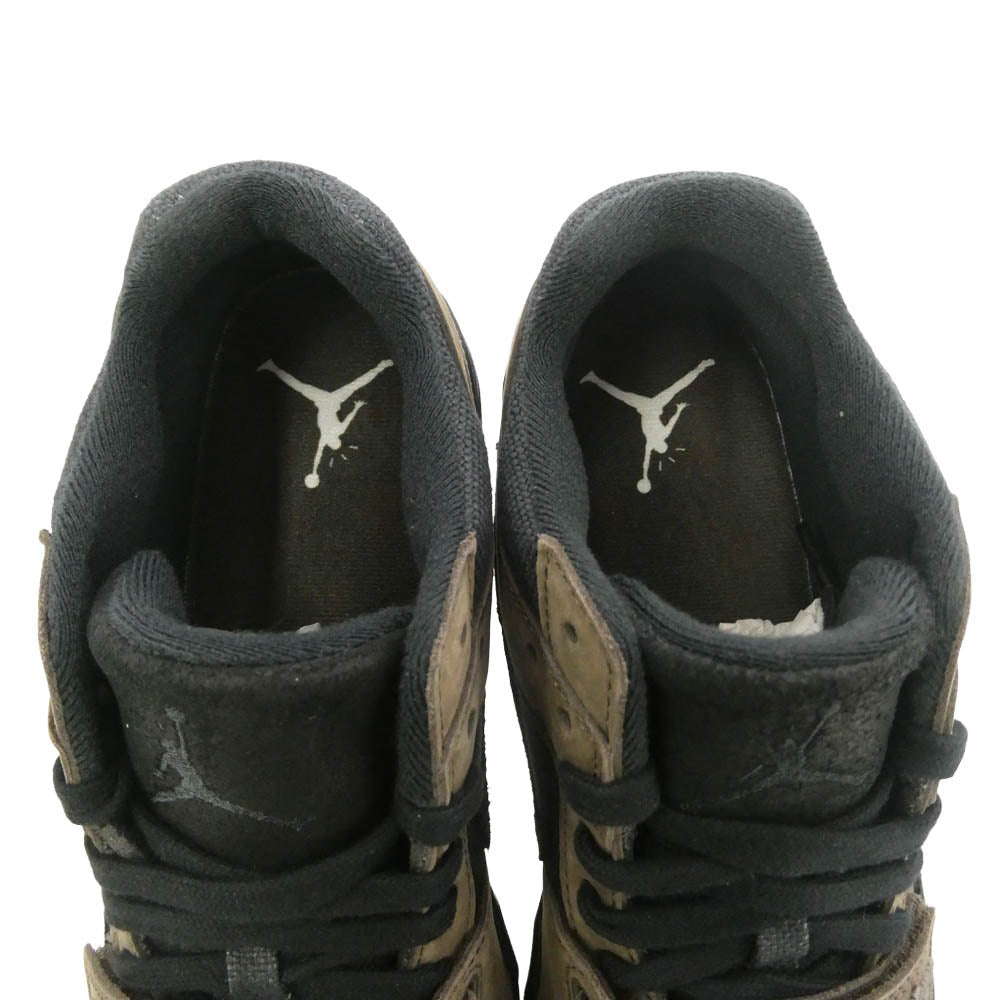 NIKE ナイキ × Travis Scott JORDAN JUMPMAN JACK TR CJ1 T-REXX【フェイクバスター鑑定済み】 トラヴィススコット ジョーダン ジャンプマンジャック ローカット スニーカー チャコール系 ブラック系 28.0cm【新古品】【未使用】【中古】