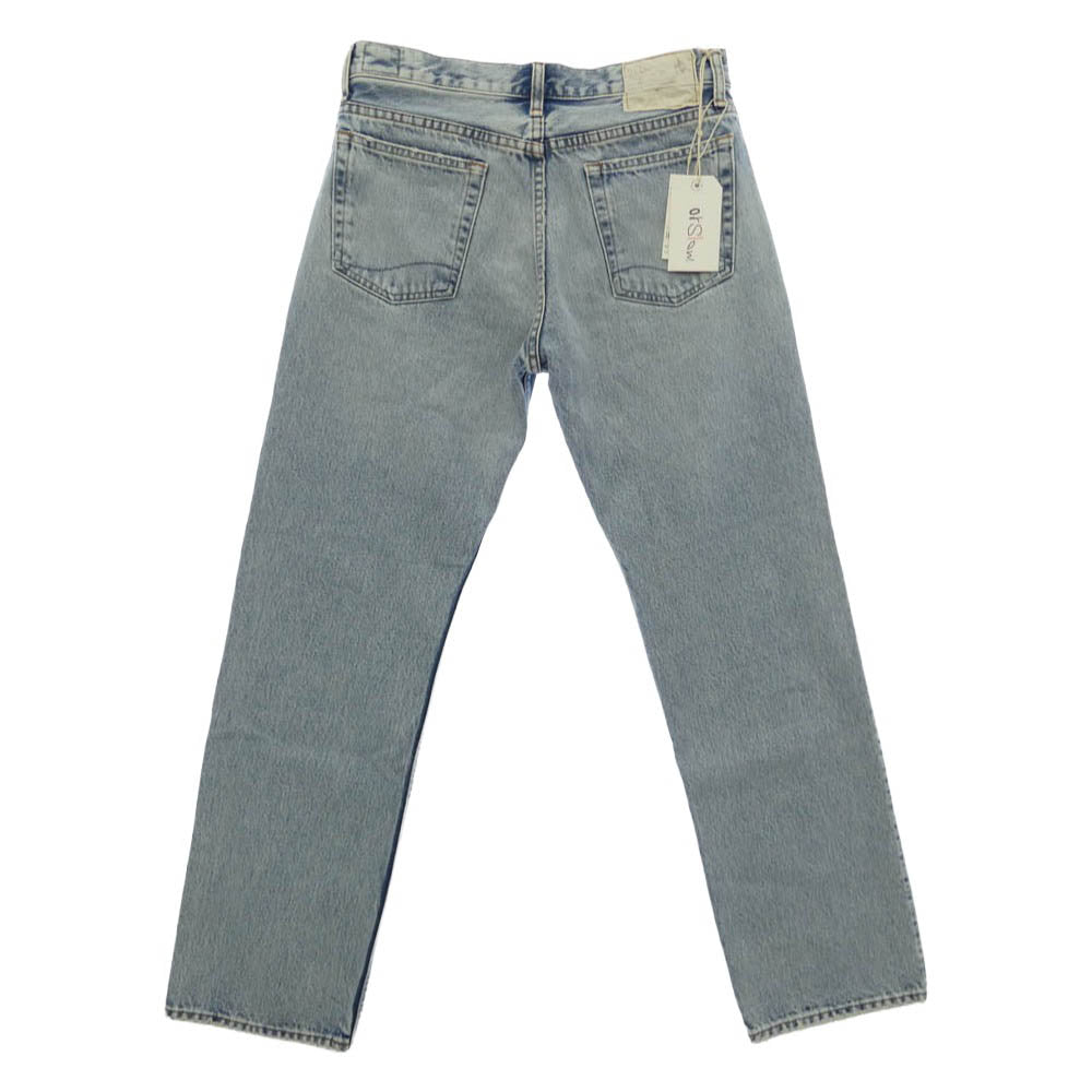 orSlow オアスロウ 00-1080-99 L108 Straight Cut Jeans Sky Blu ストレート カット ジーンズ デニム パンツ インディゴブルー系 SKY BLUE L 3【中古】