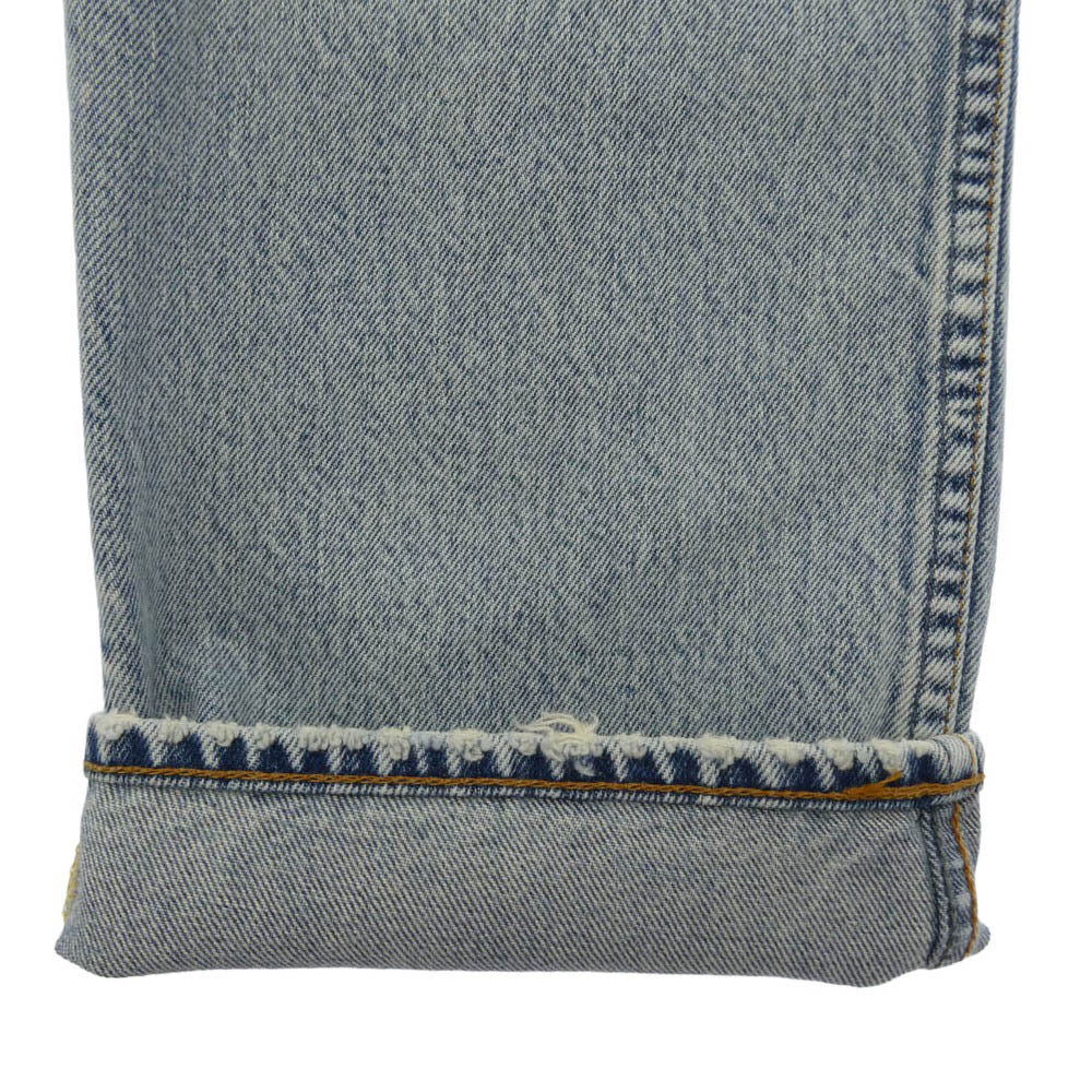 orSlow オアスロウ 00-1080-99 L108 Straight Cut Jeans Sky Blu ストレート カット ジーンズ デニム パンツ インディゴブルー系 SKY BLUE L 3【中古】
