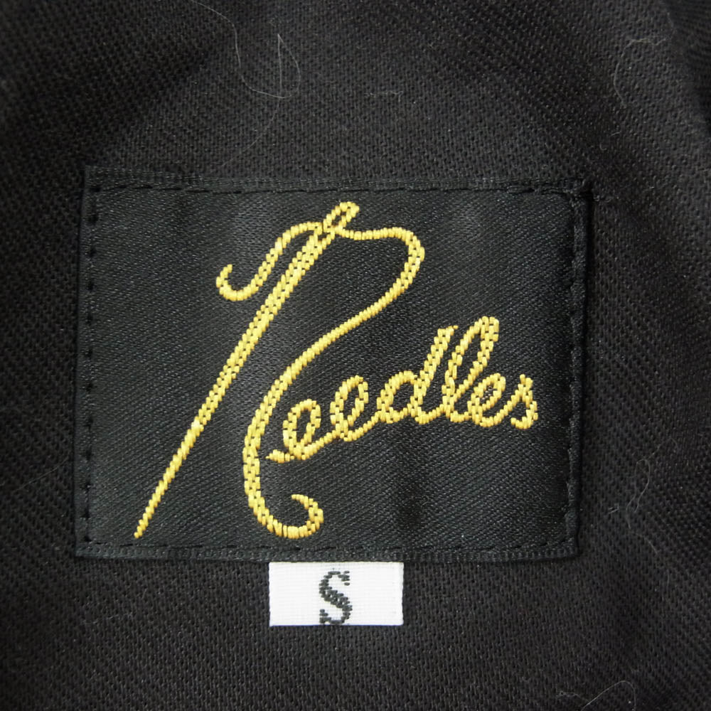 Needles ニードルス PU259 W.U. Tucked Side Tab Trouser Poly Glen Plaid 千鳥柄 再度 タブ スラックス テーパードパンツ ベージュ系 S【中古】