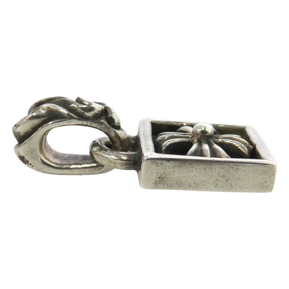 CHROME HEARTS クロムハーツ（原本無） FRAMED CH PLUS OLD オールド フレームドCHプラス チャーム ペンダントトップ シルバー系【中古】